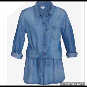 Splendid chambray romper - size L